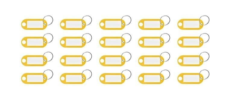 Set of key fobs / identifiers for keys 100 pcs