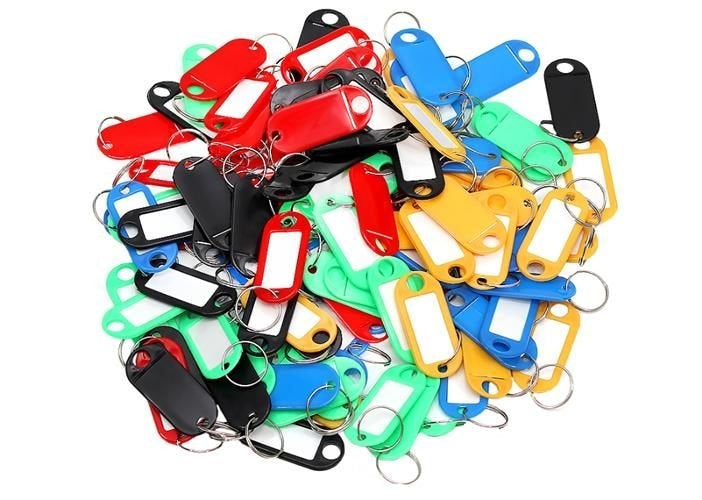 Set of key fobs / identifiers for keys 100 pcs