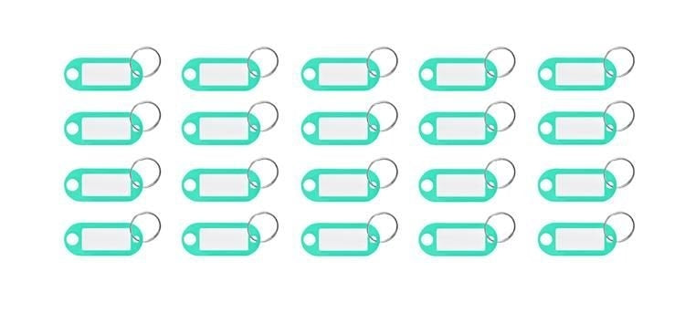Set of key fobs / identifiers for keys 100 pcs
