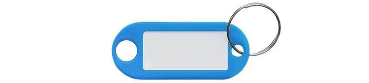 Set of key fobs / identifiers for keys 100 pcs