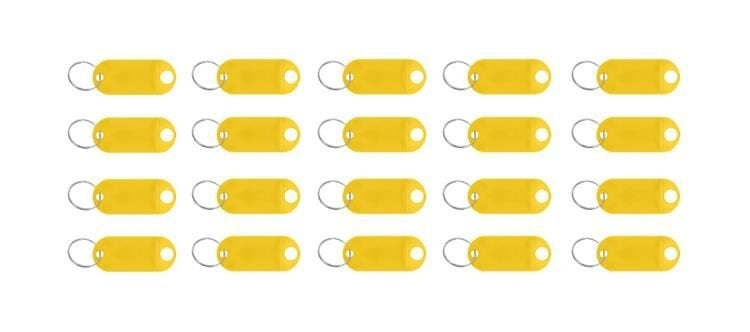 Set of key fobs / identifiers for keys 100 pcs