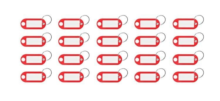 Set of key fobs / identifiers for keys 100 pcs
