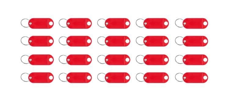 Set of key fobs / identifiers for keys 100 pcs