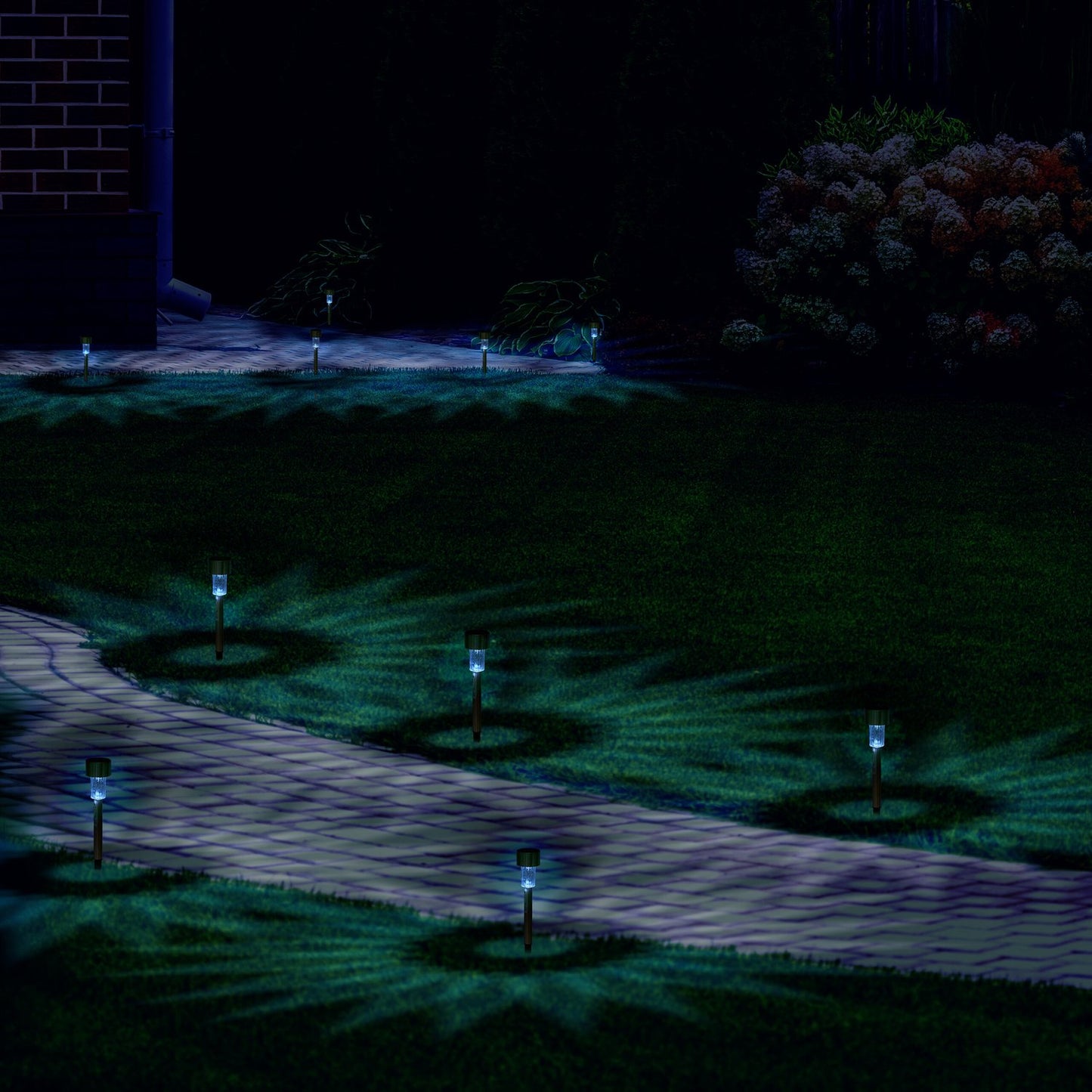 Set of solar lamps