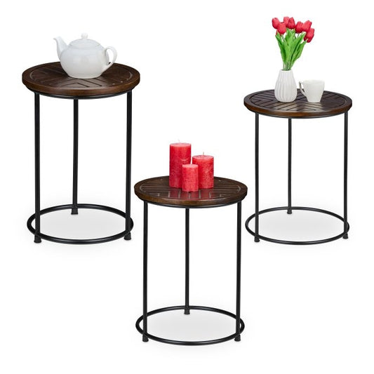 Set table 3 parts in mango wood