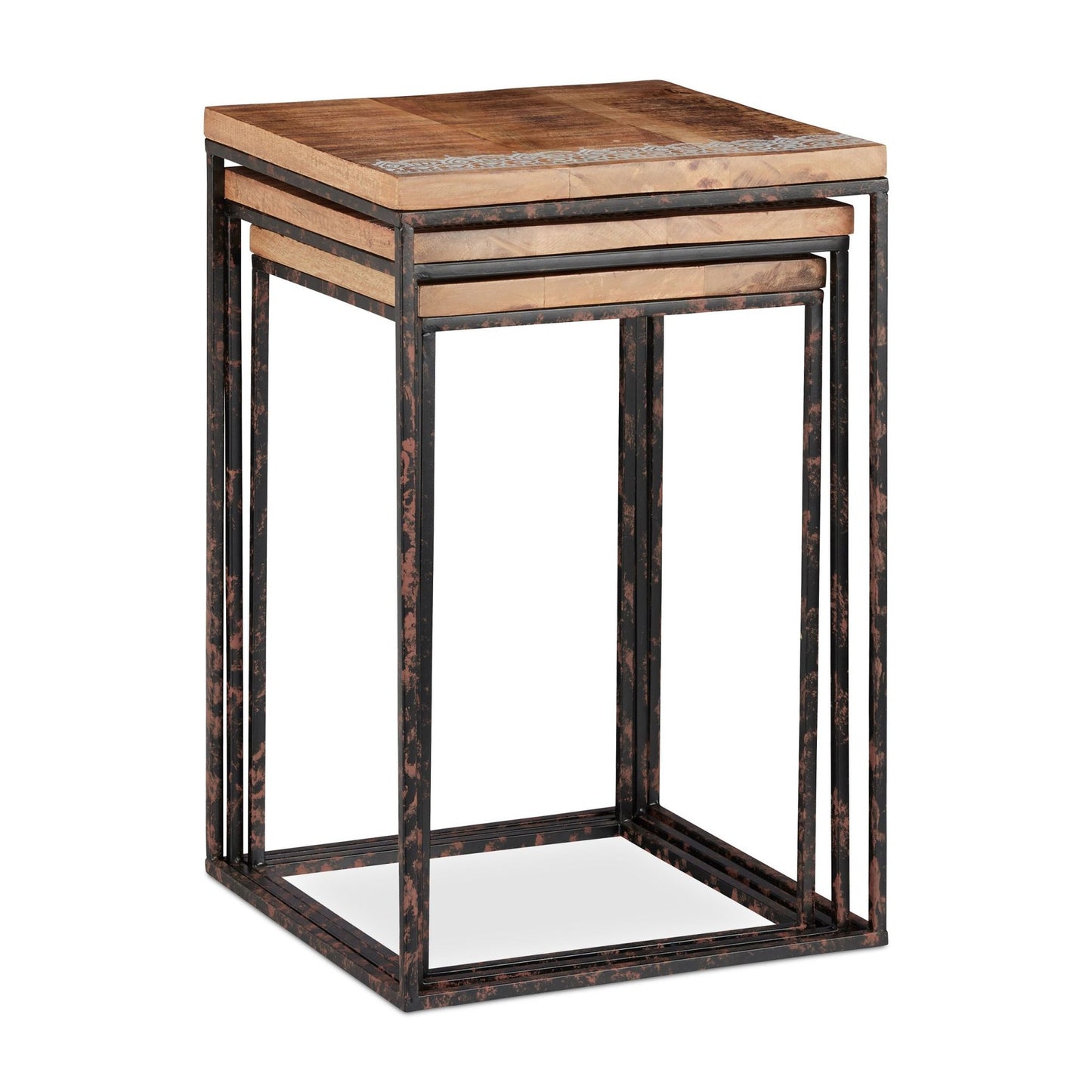 Set table set of 3 mango wood