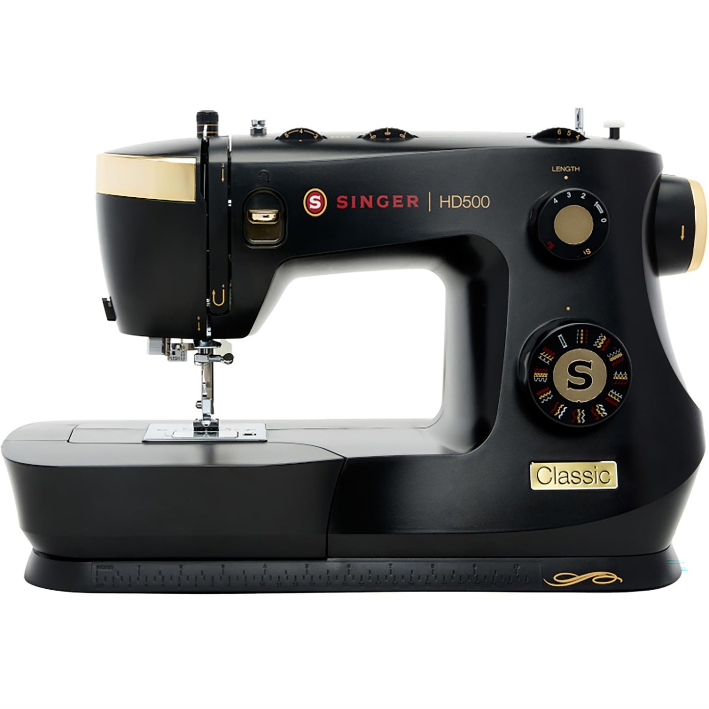 Sewing Machine, Heavy-Duty, 32 Stitches, Black