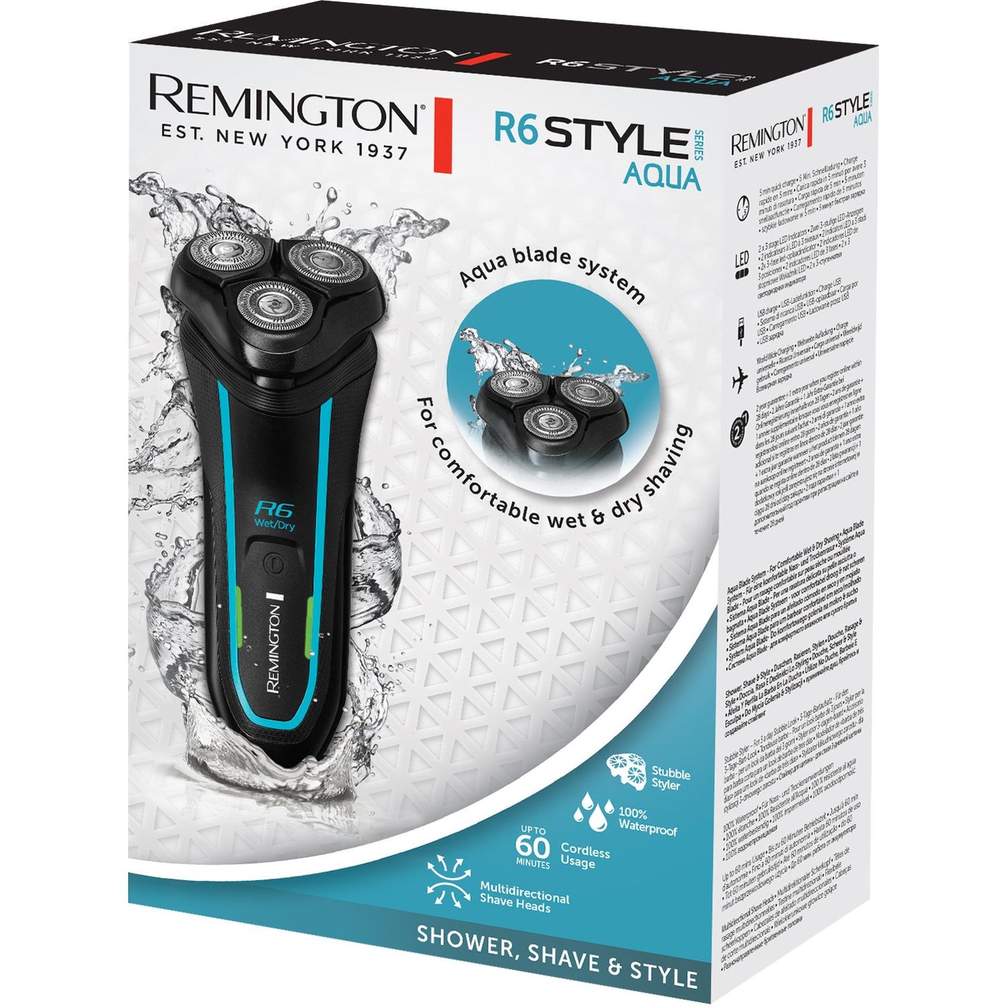 Shaver R6000 Style Aqua
