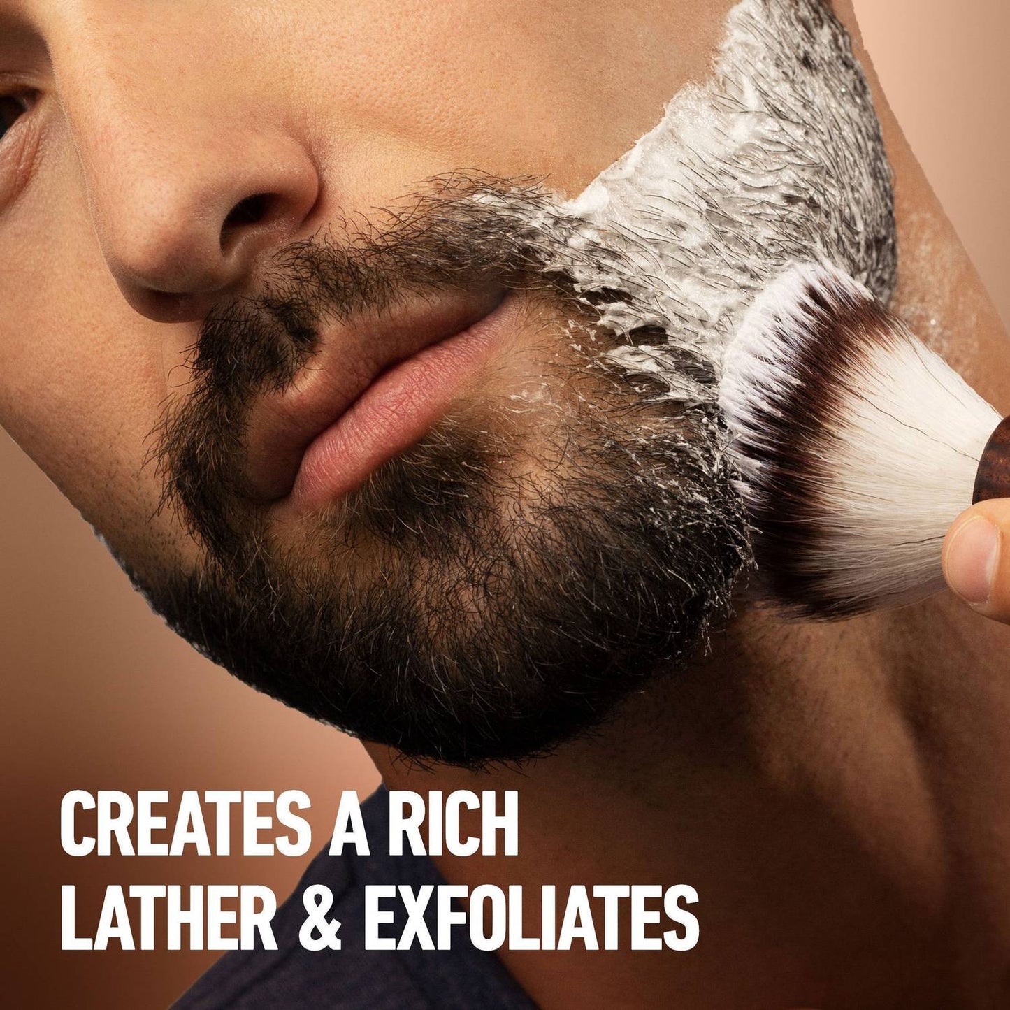 Shaving Brush - Shaving brush with wooden handle