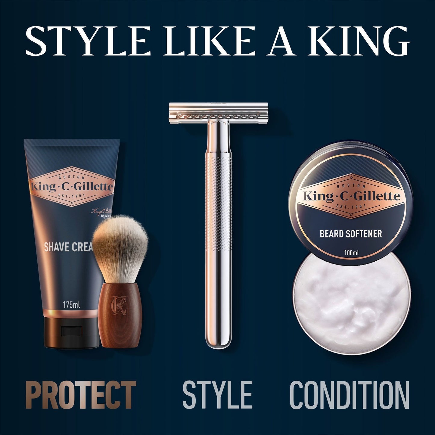Shaving Brush - Shaving brush with wooden handle