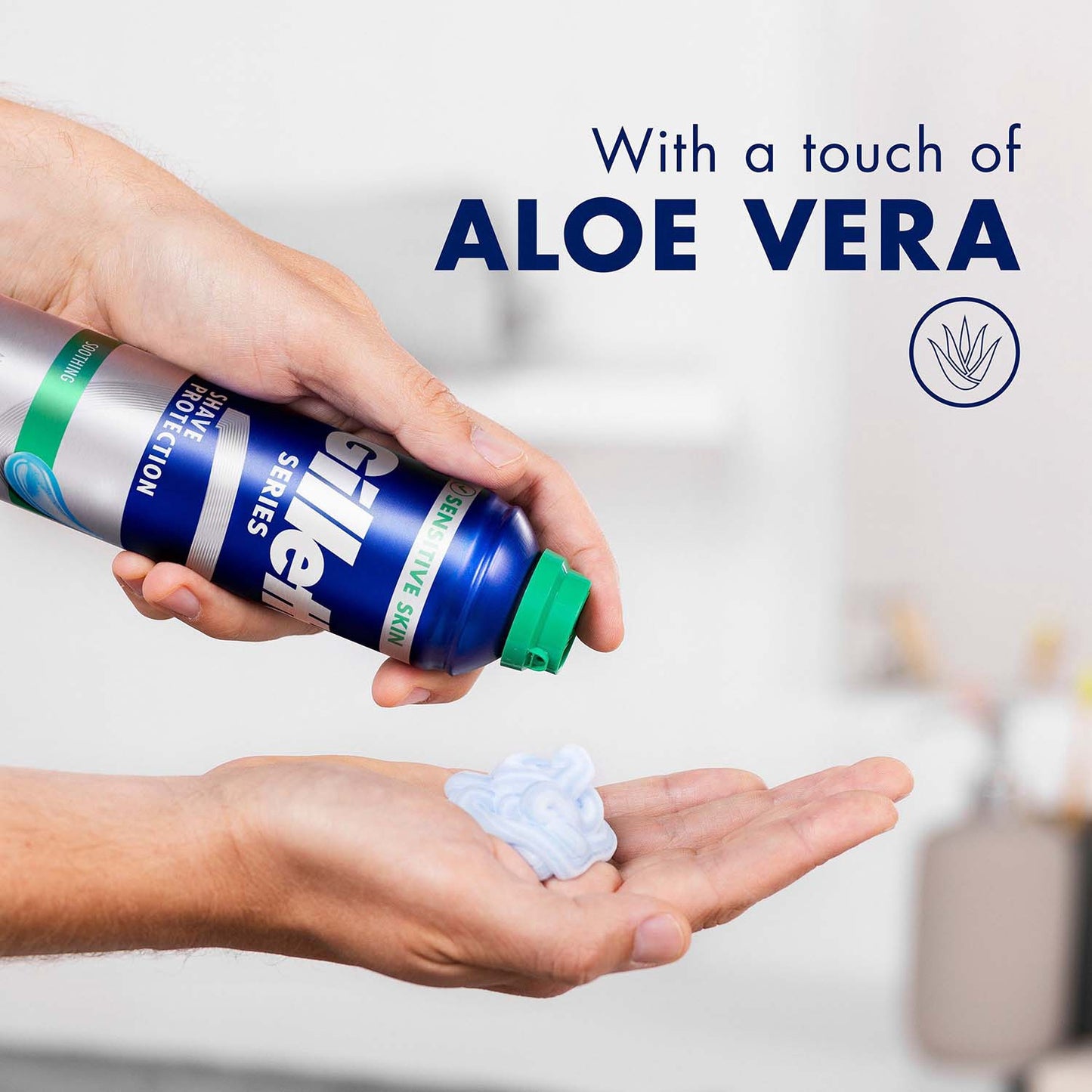 Shaving Gel for Sensitive Skin with Aloe Vera, 200ml