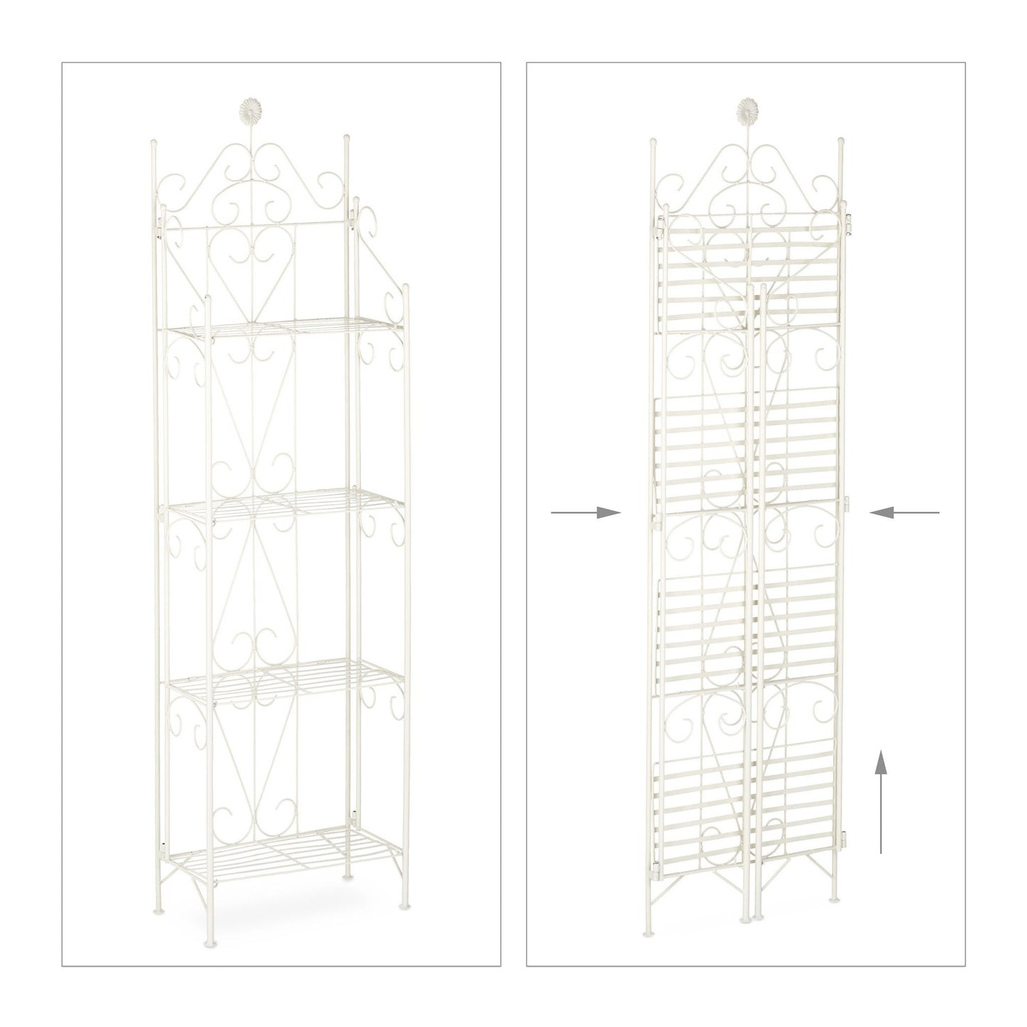 Shelf for plants Metal 4 Shelves