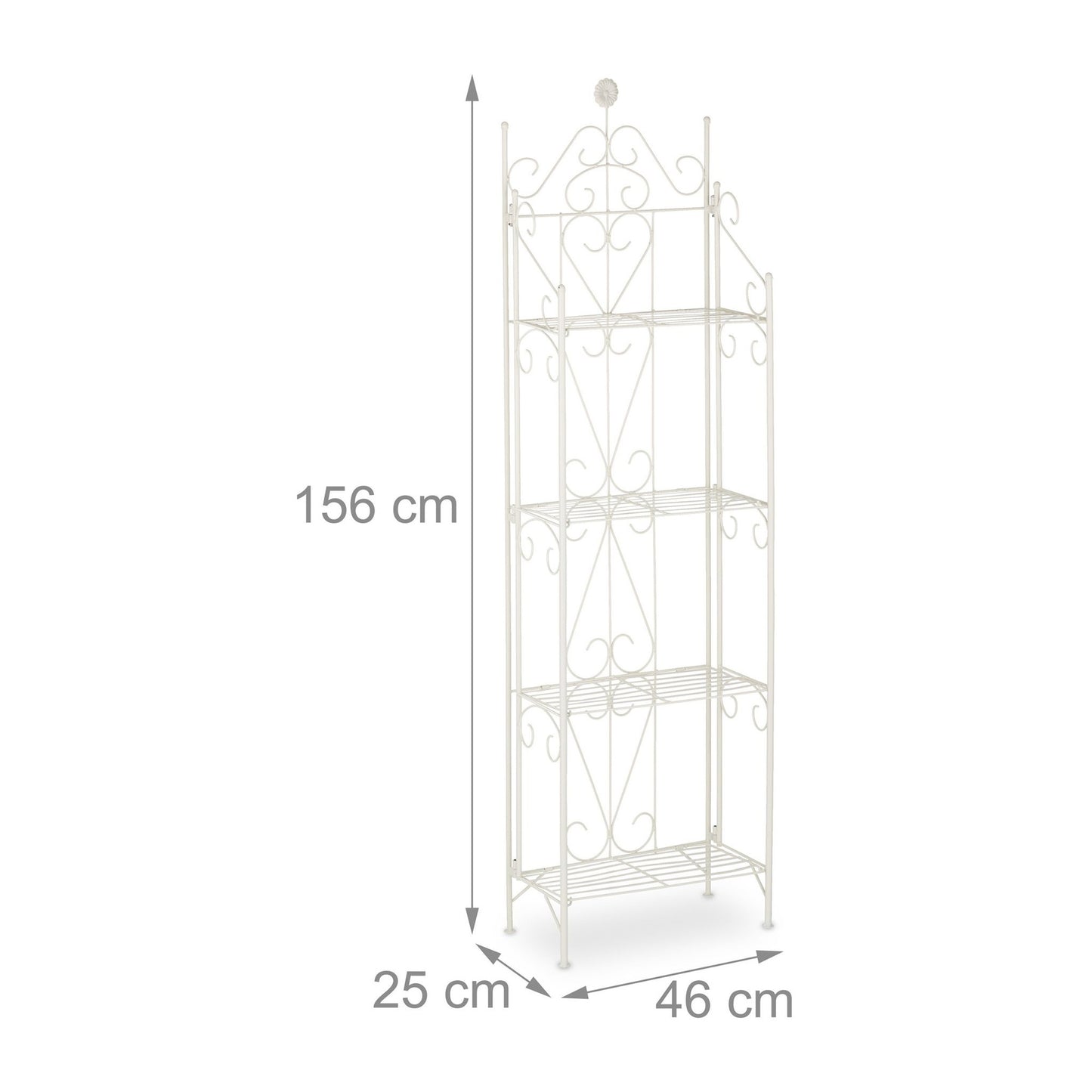 Shelf for plants Metal 4 Shelves