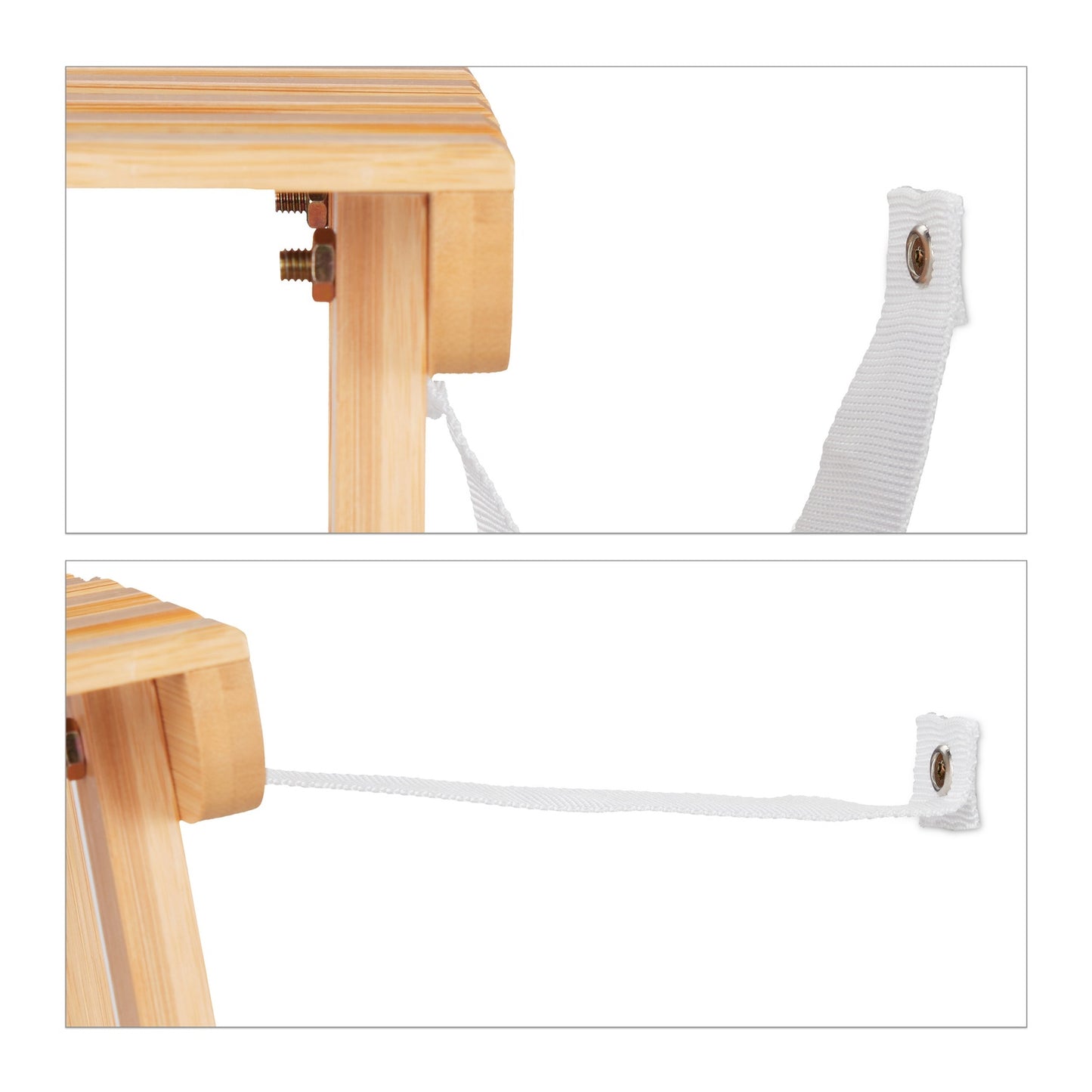 Shelf for plants in bamboo