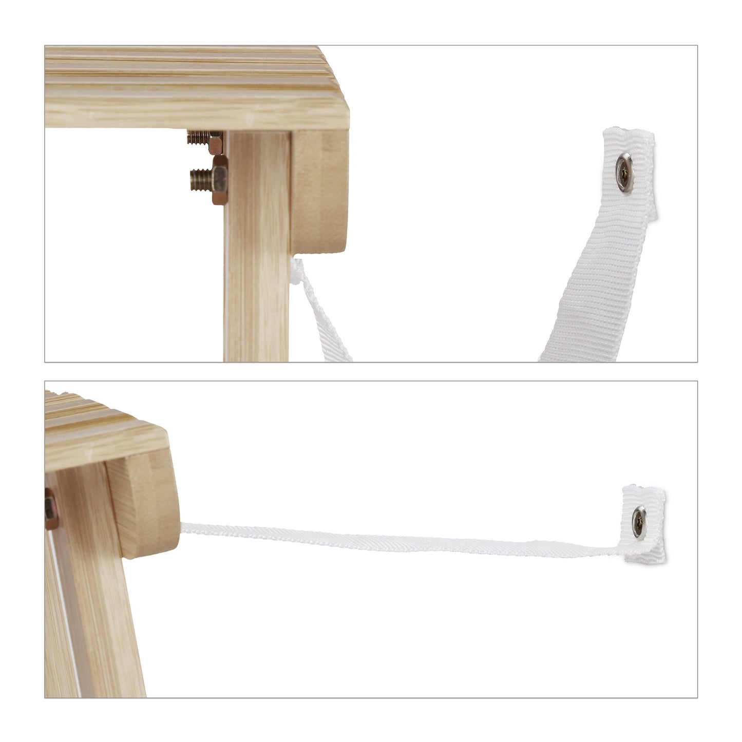 Shelf for plants in bamboo