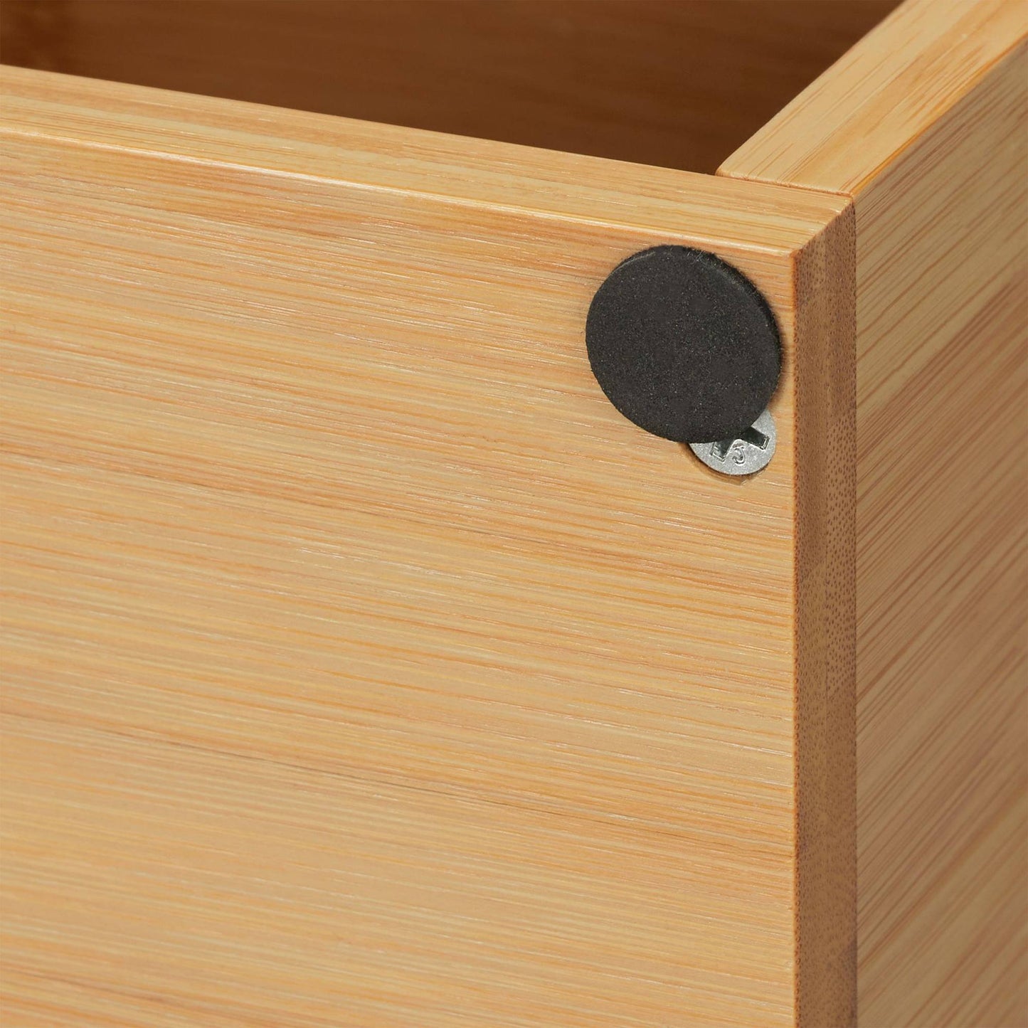 Shelf in bamboo 6 compartments