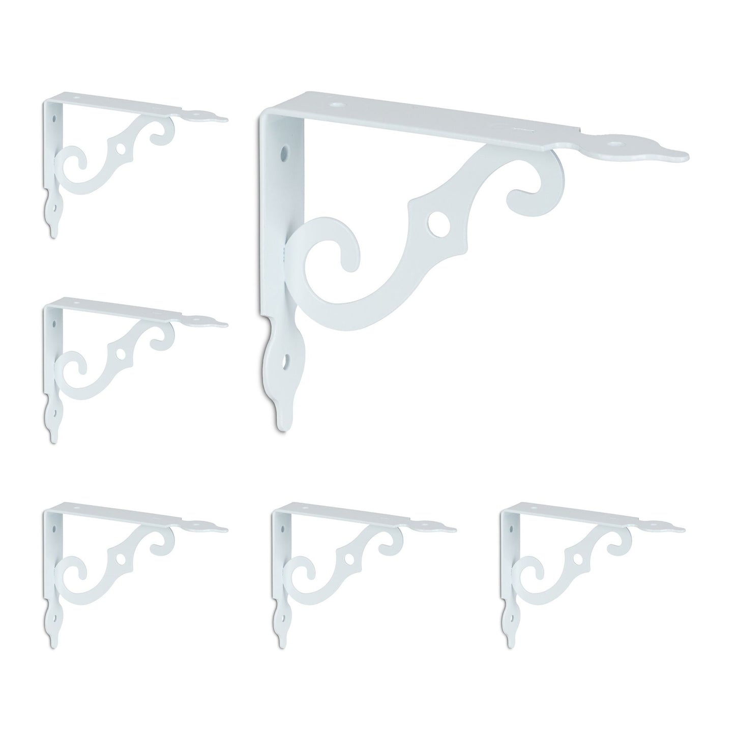 Shelf support set of 6