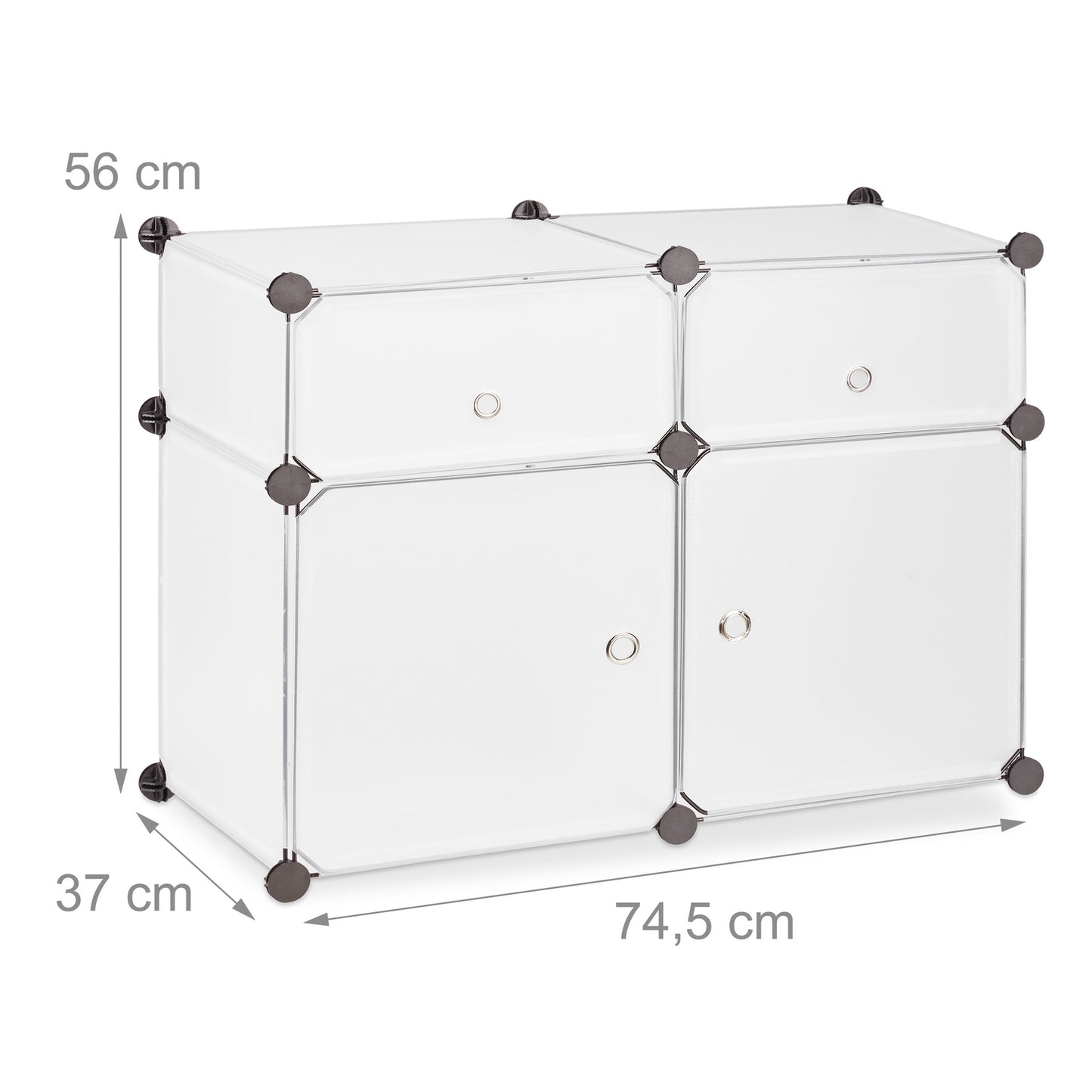 Shelf system 4 compartments