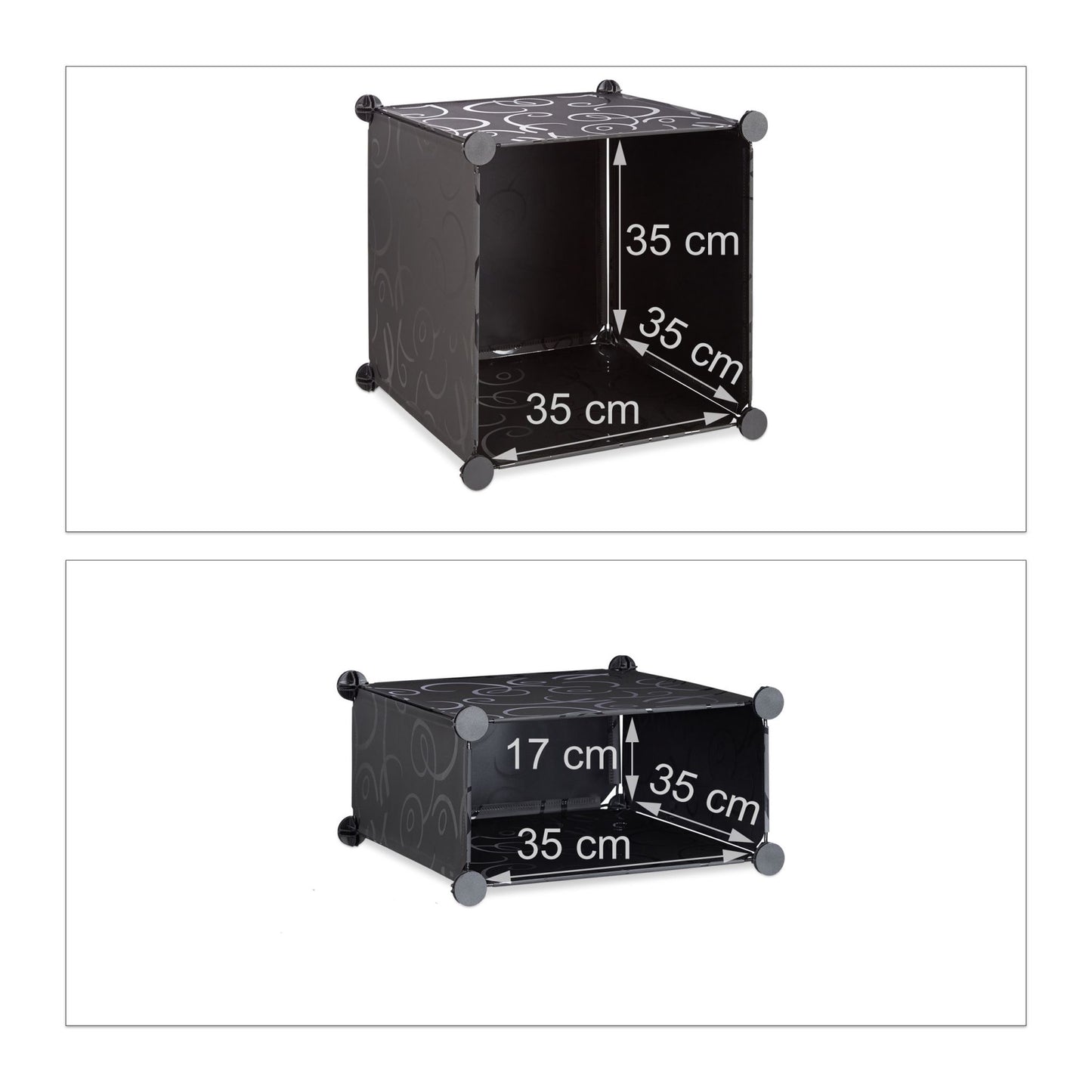 Shelf system 4 compartments