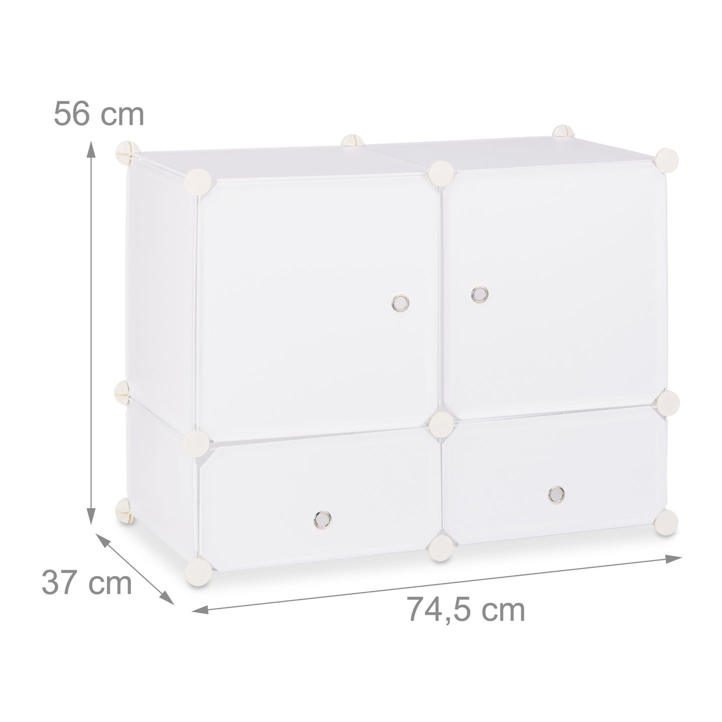 Shelf system 4 compartments