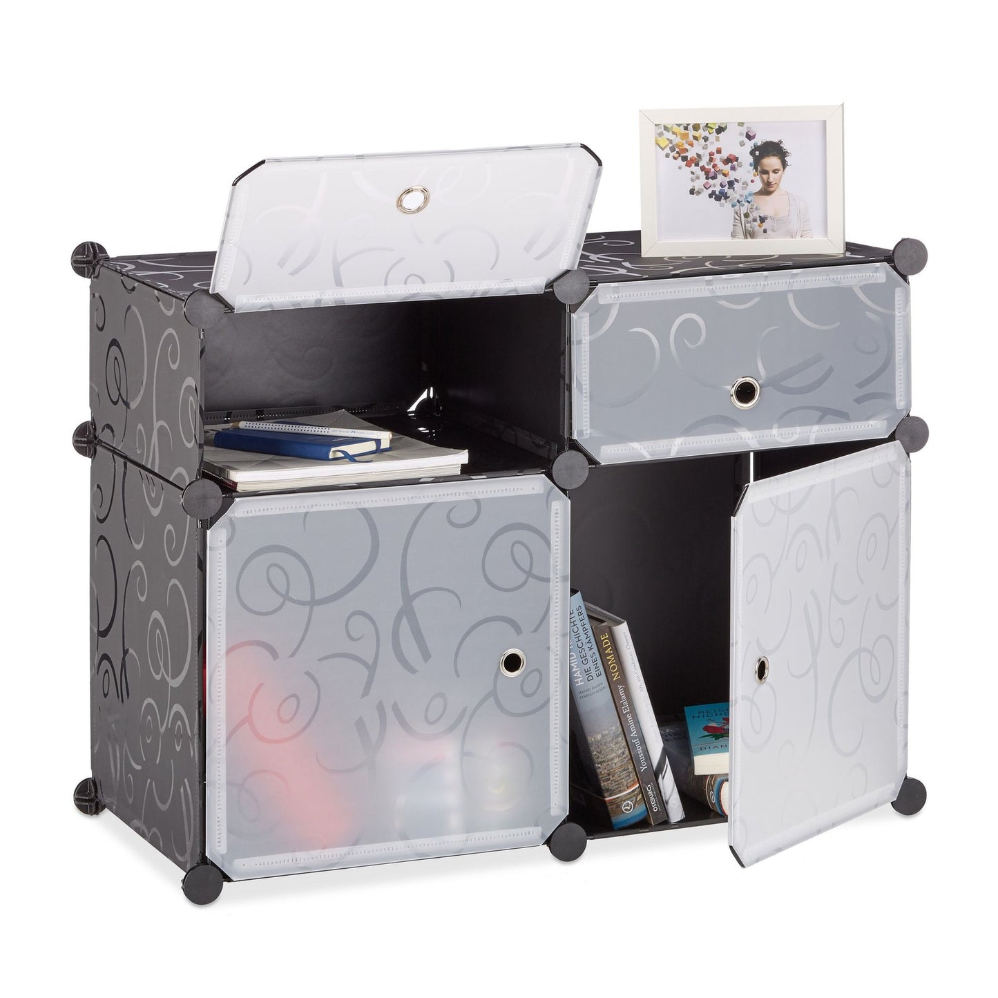 Shelf system 4 compartments