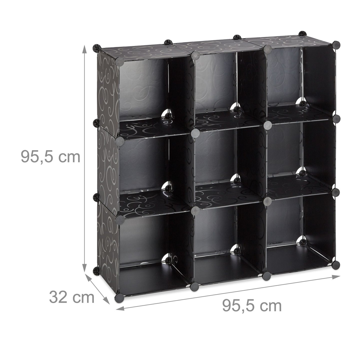 Shelf system 9 compartments