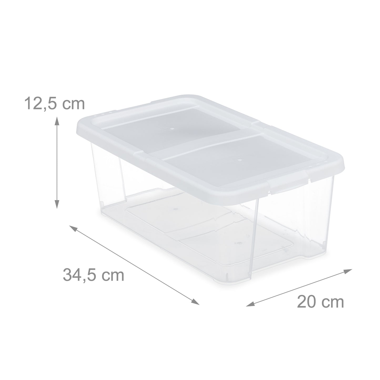 Shoe Boxes Plastic Set of 12