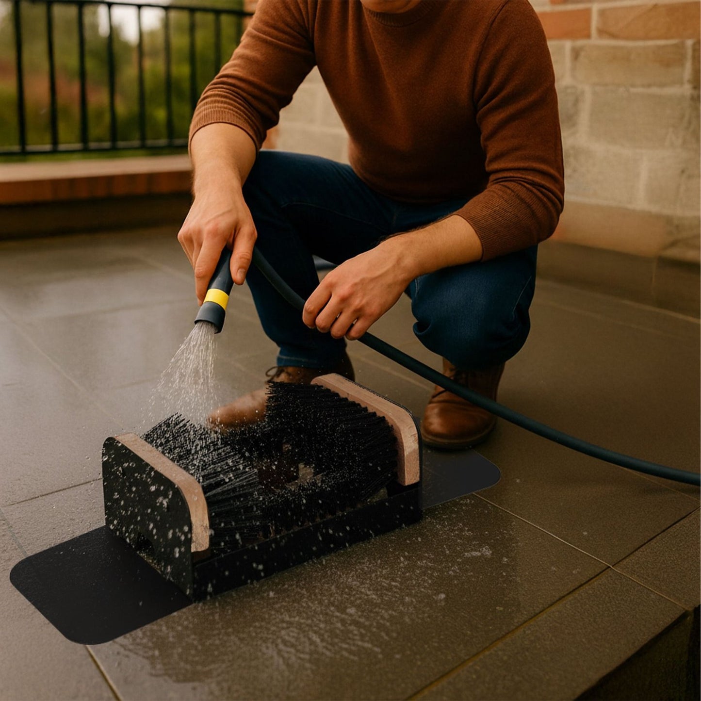 Shoe Cleaner with Surround Brushes – Easy Dirt Removal