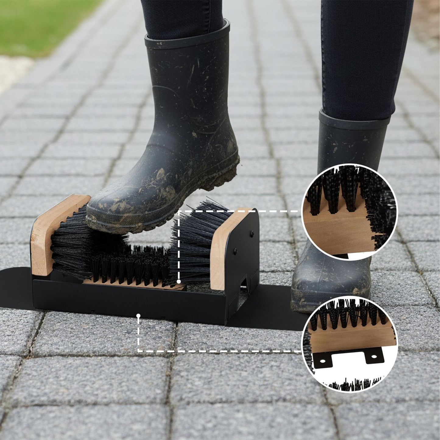 Shoe Cleaner with Surround Brushes – Easy Dirt Removal