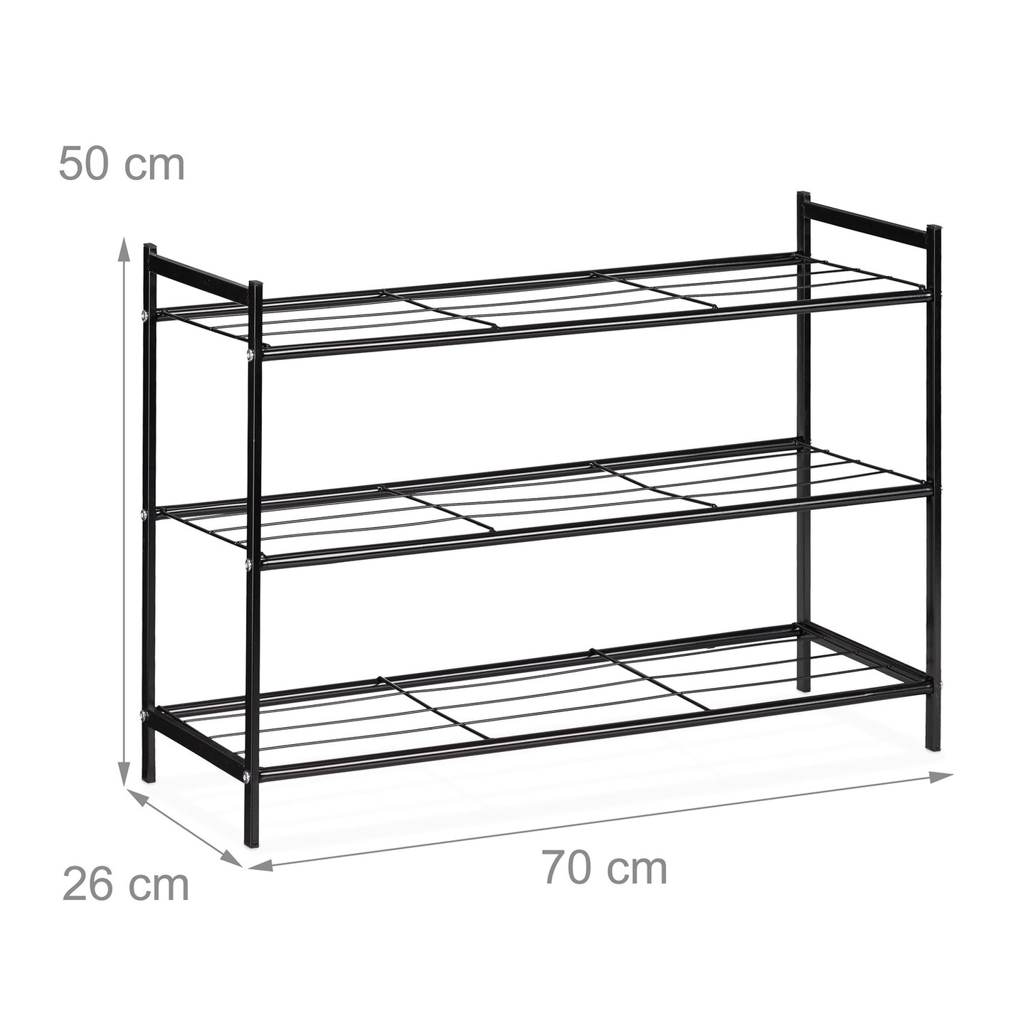 Shoe Rack with 3 Levels