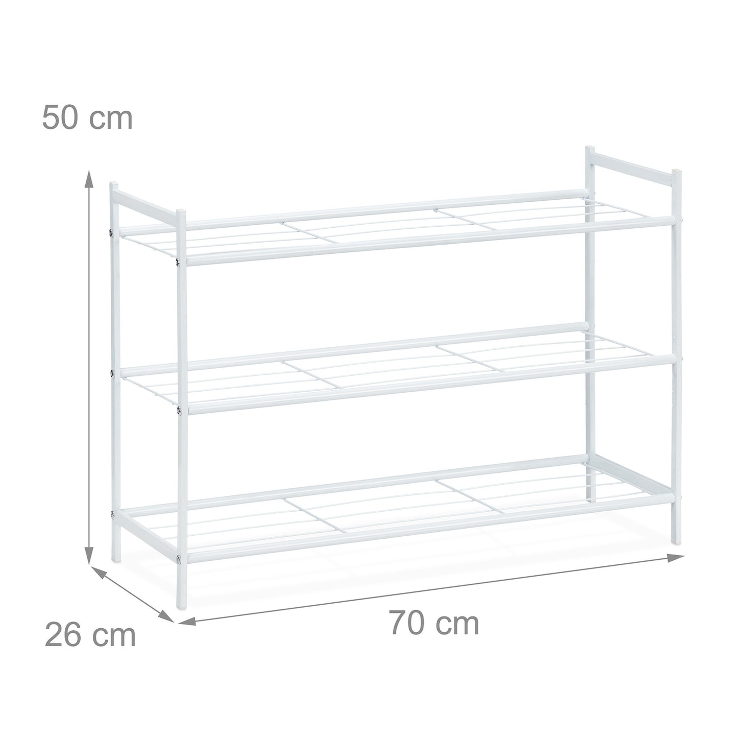 Shoe Rack with 3 Levels