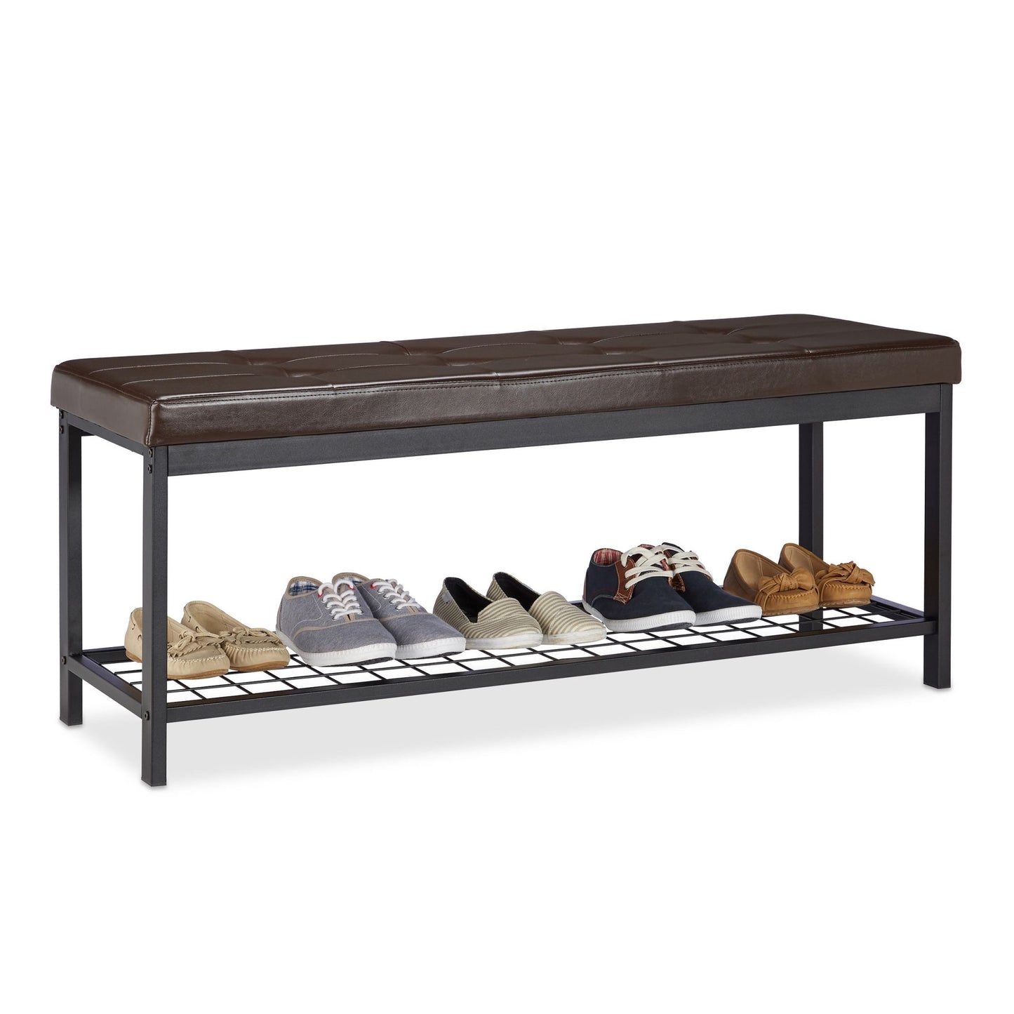 Shoe bench XXL with cushion