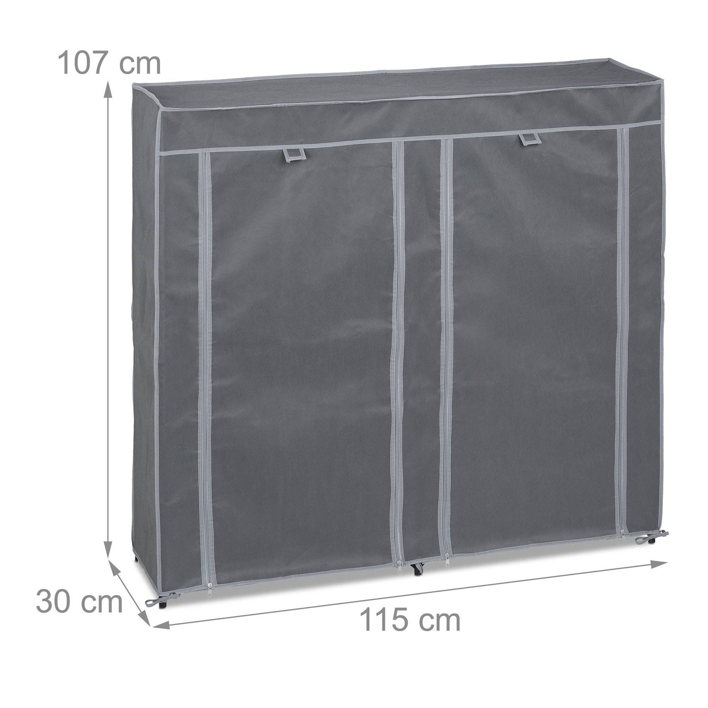 Shoe cabinet in fabric 12 compartments