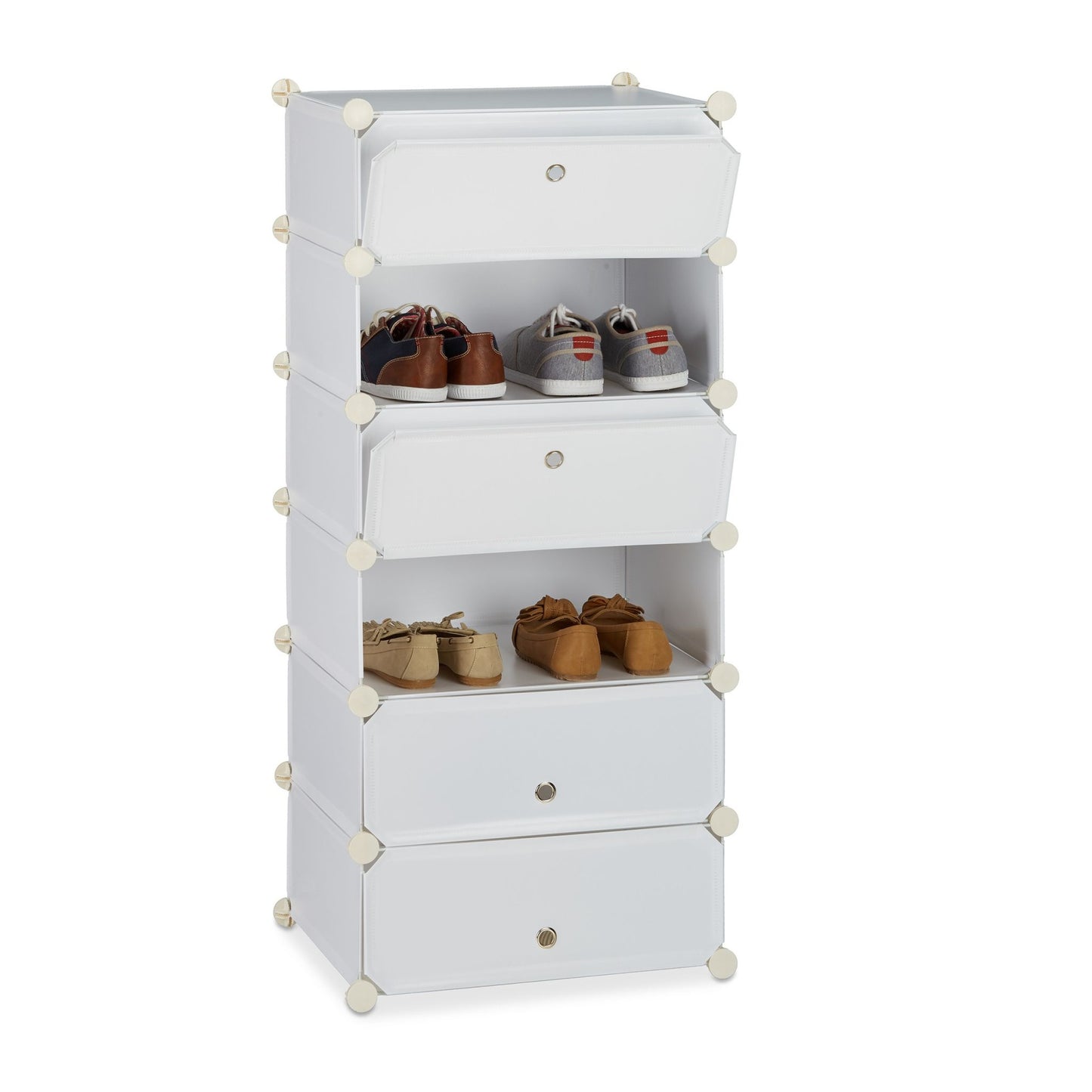 Shoe cabinet with 6 compartments