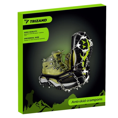 Shoe grips/anti-slip spikes 44-47 Trizand