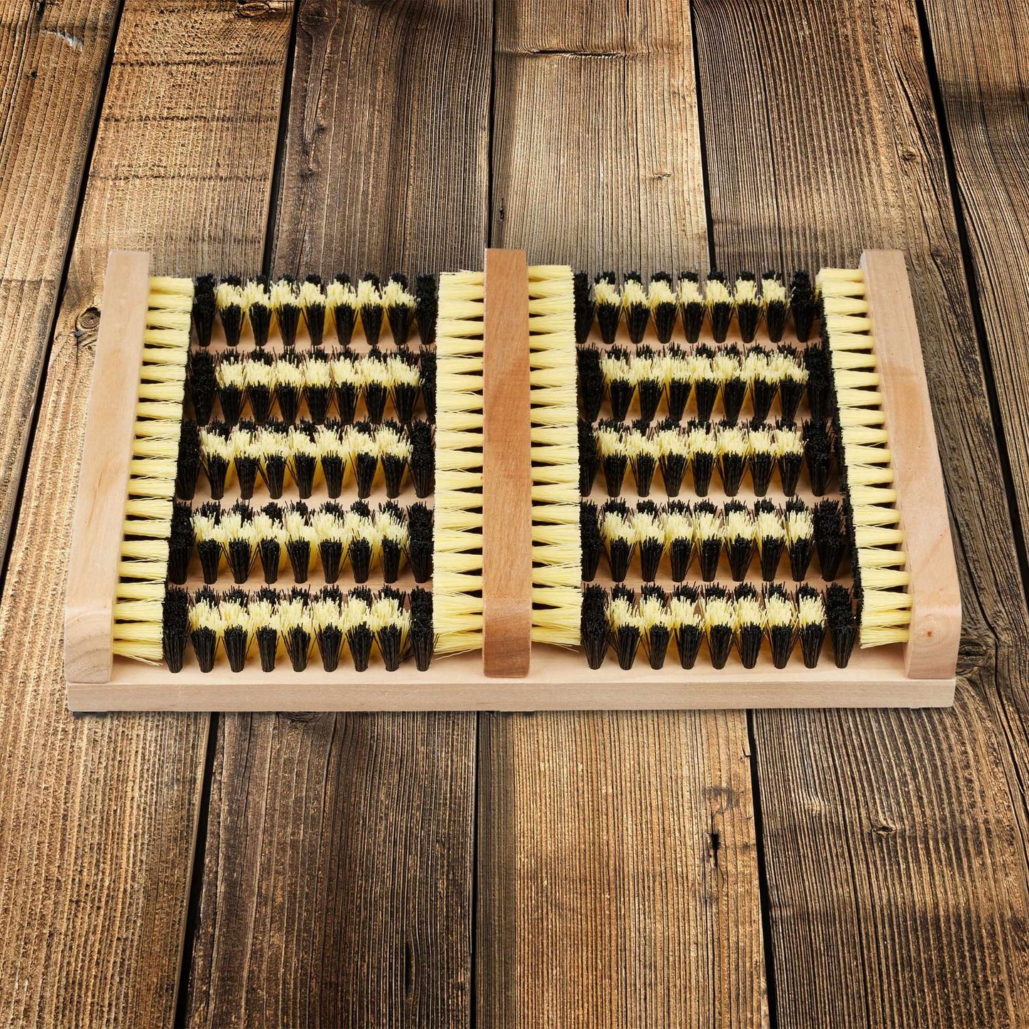 Shoe scraper outdoors