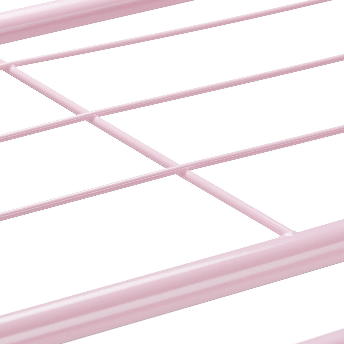Shoe shelf in pink