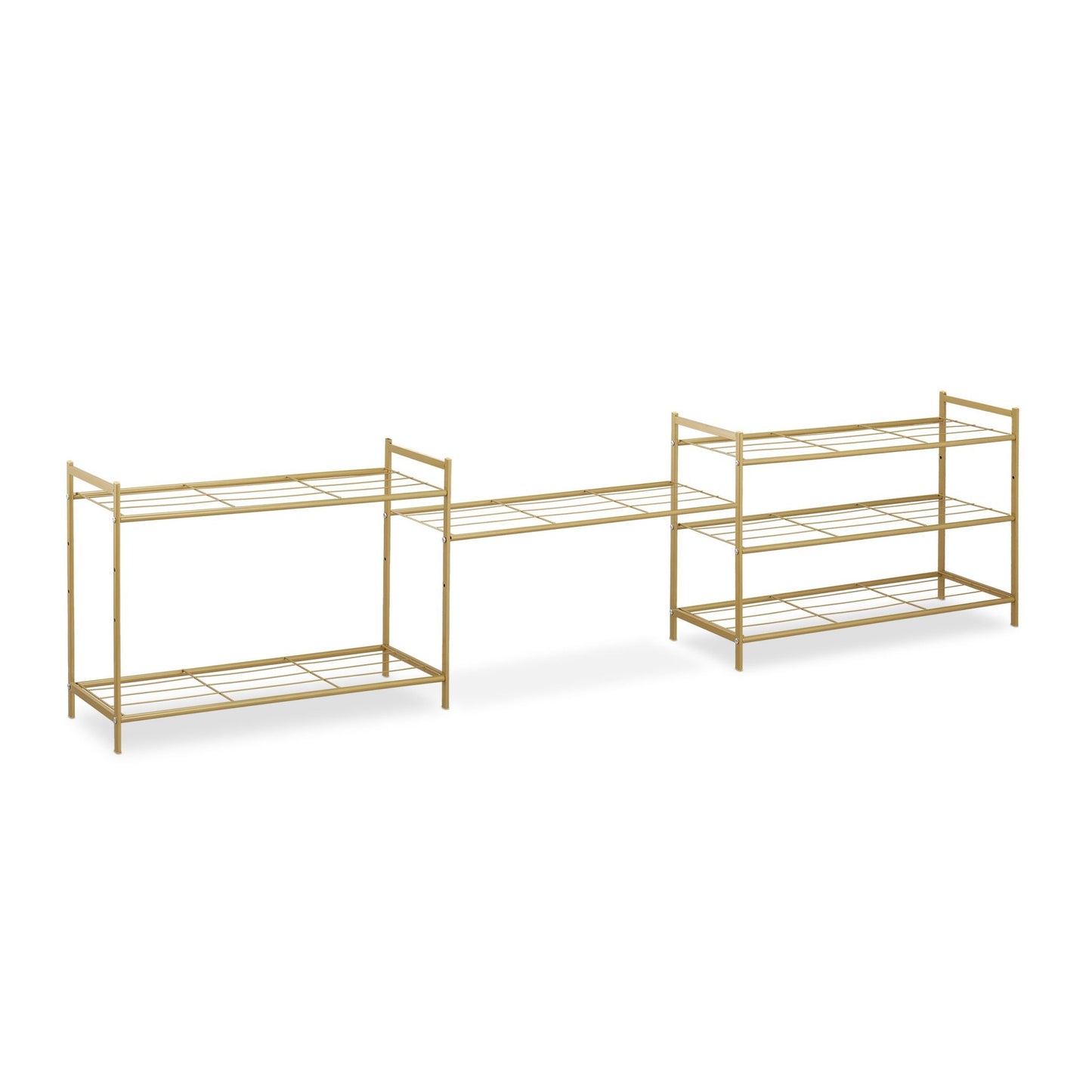 Shoe shelf stackable 3 shelves