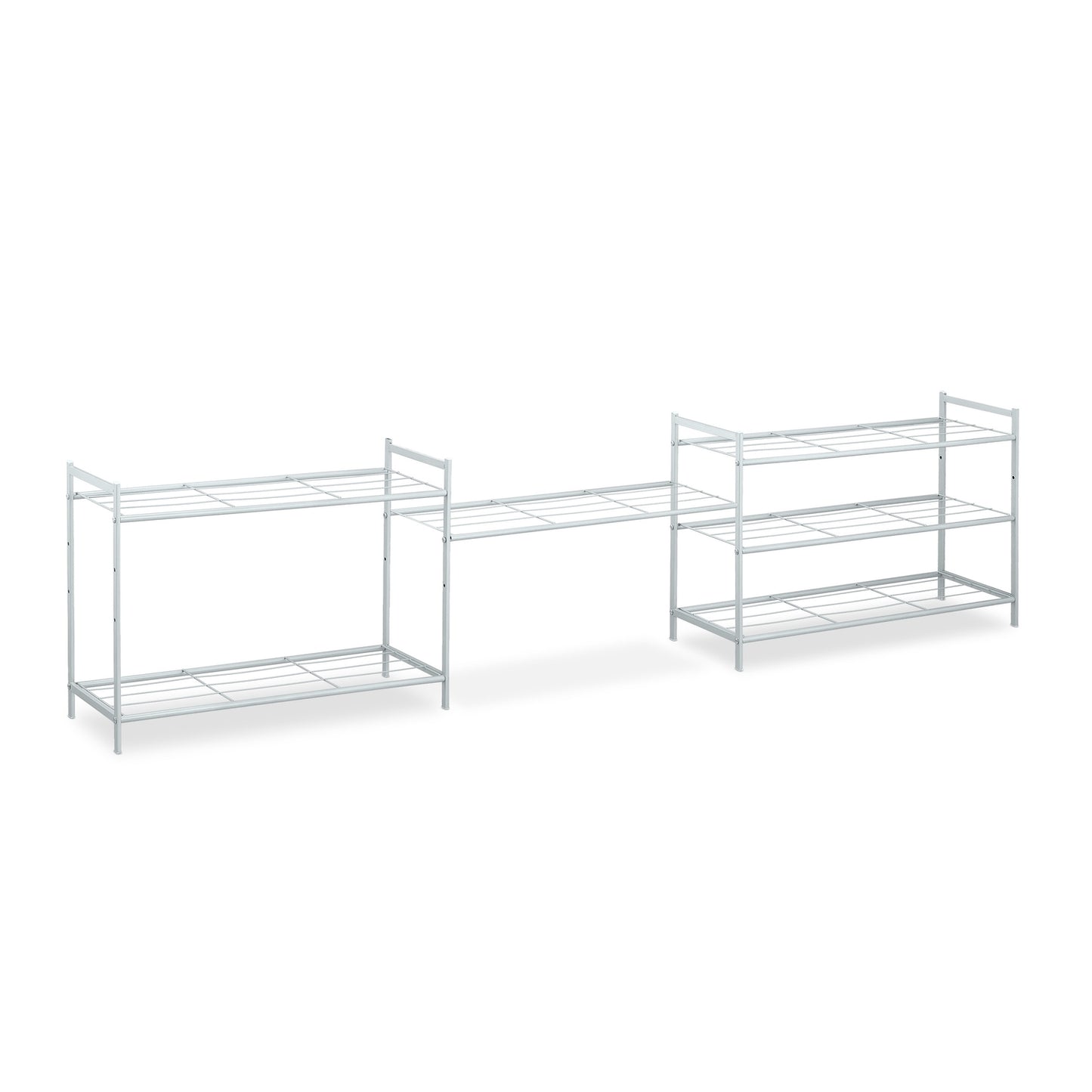 Shoe shelf stackable 3 shelves