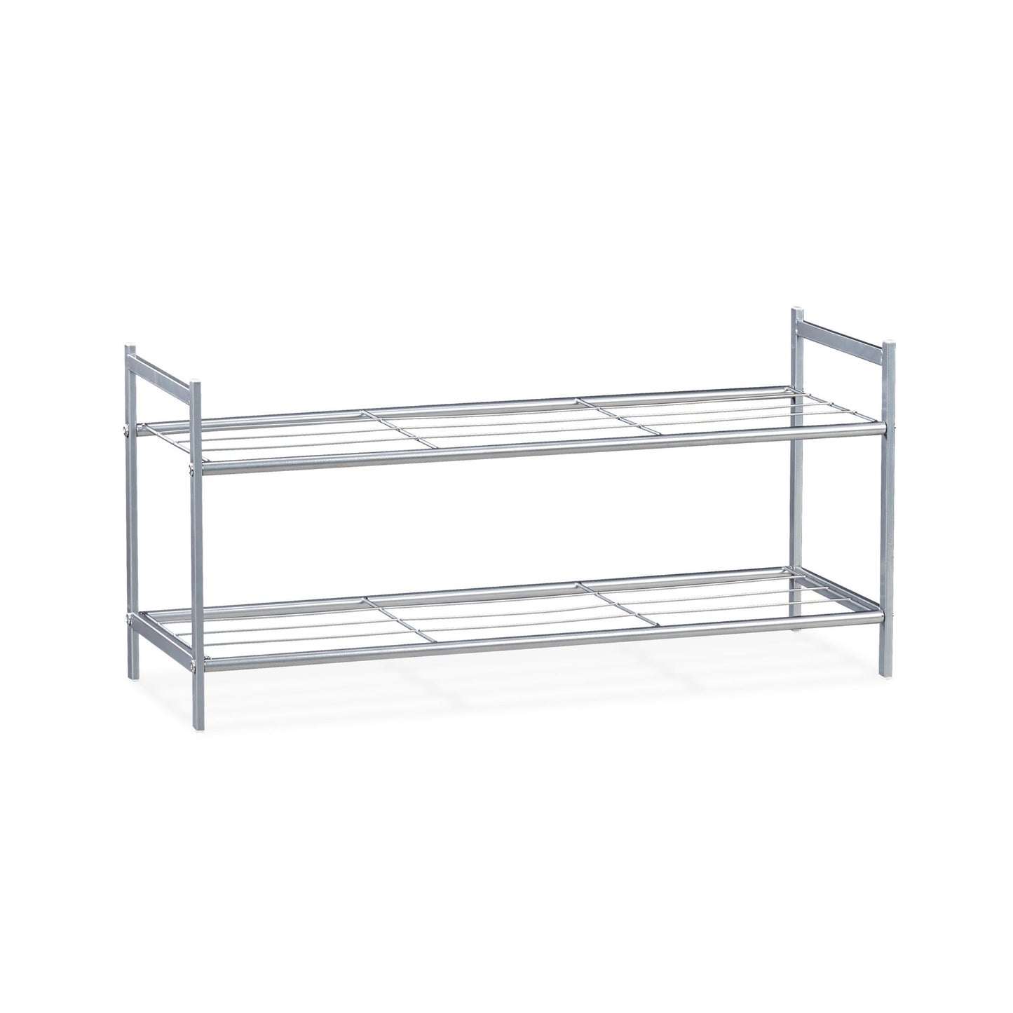 Shoe shelf with 2 levels