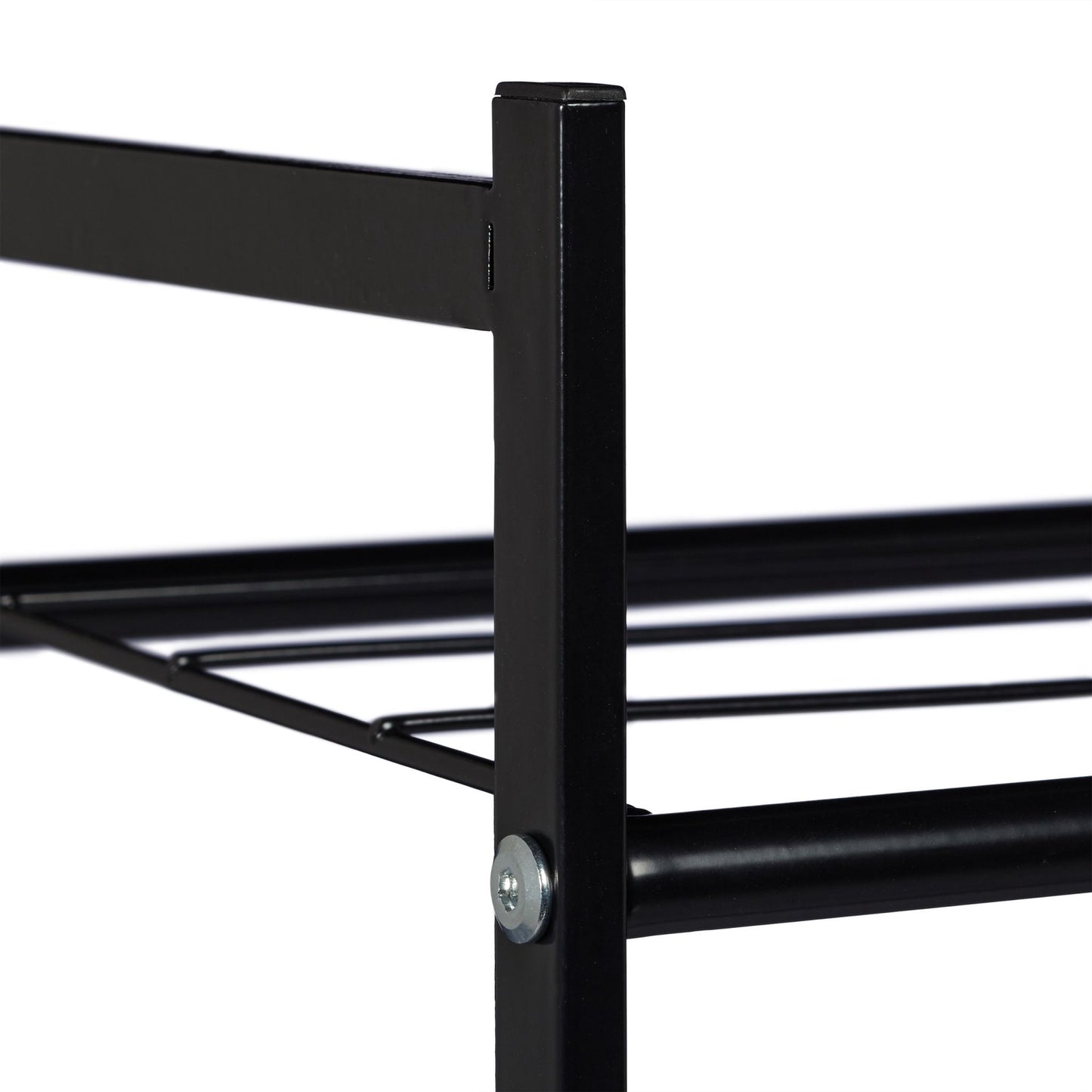 Shoe shelf with 2 levels