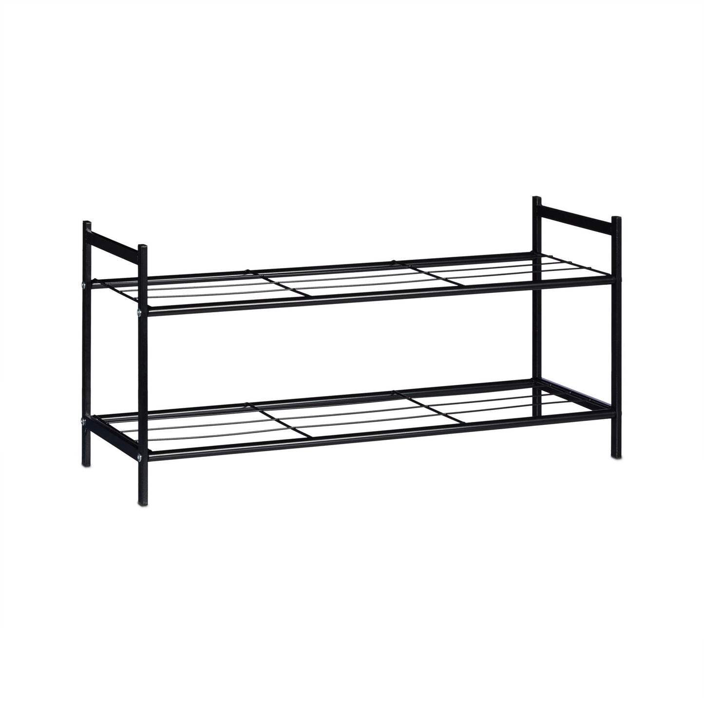Shoe shelf with 2 levels