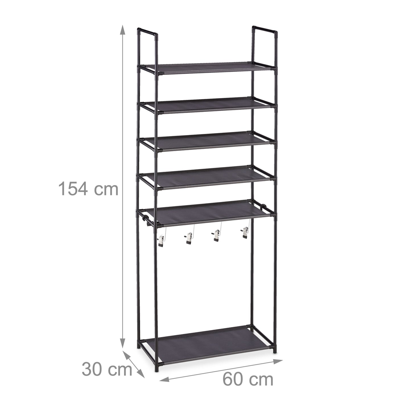 Shoe shelf with 6 shelves