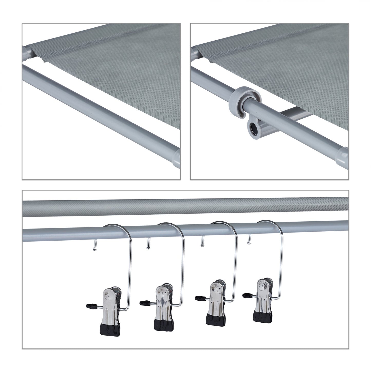 Shoe shelf with boot hanger