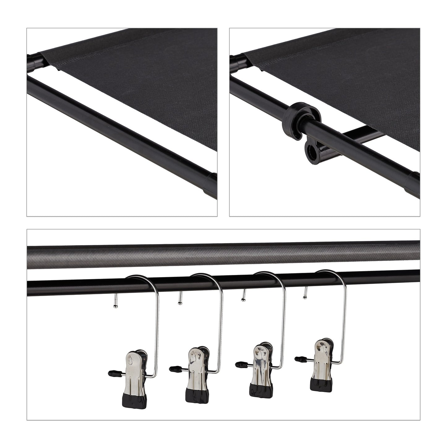 Shoe shelf with boot hanger