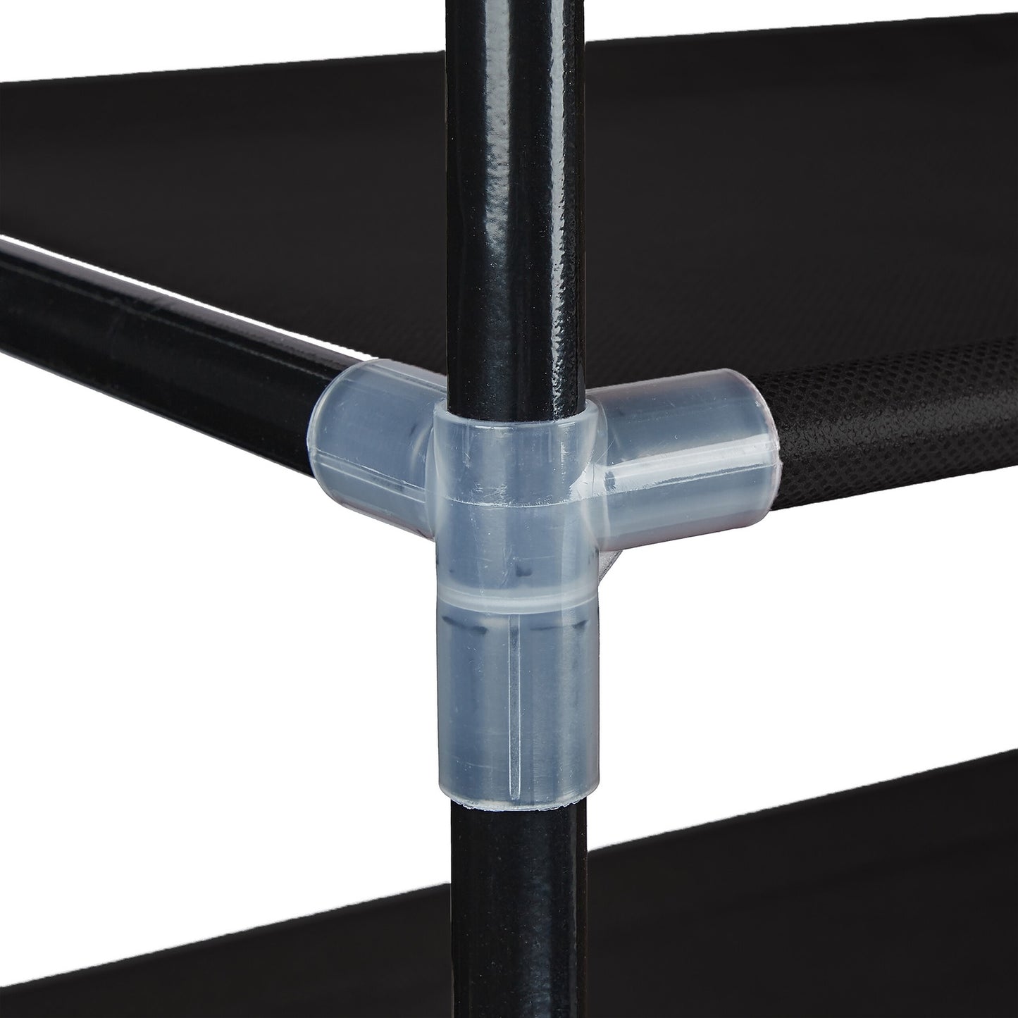 Shoe shelf with fabric levels 1 m