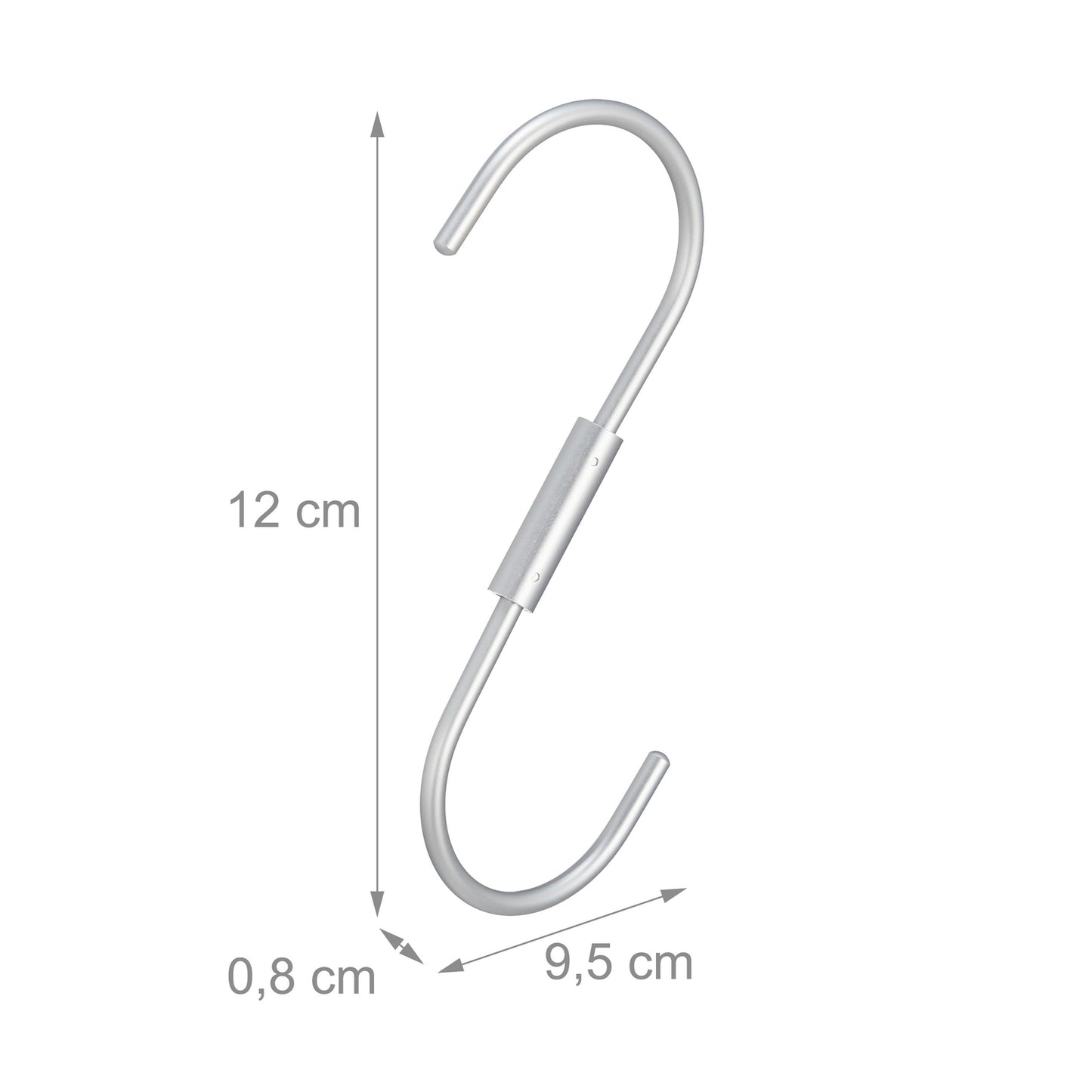 S-hook set of 12