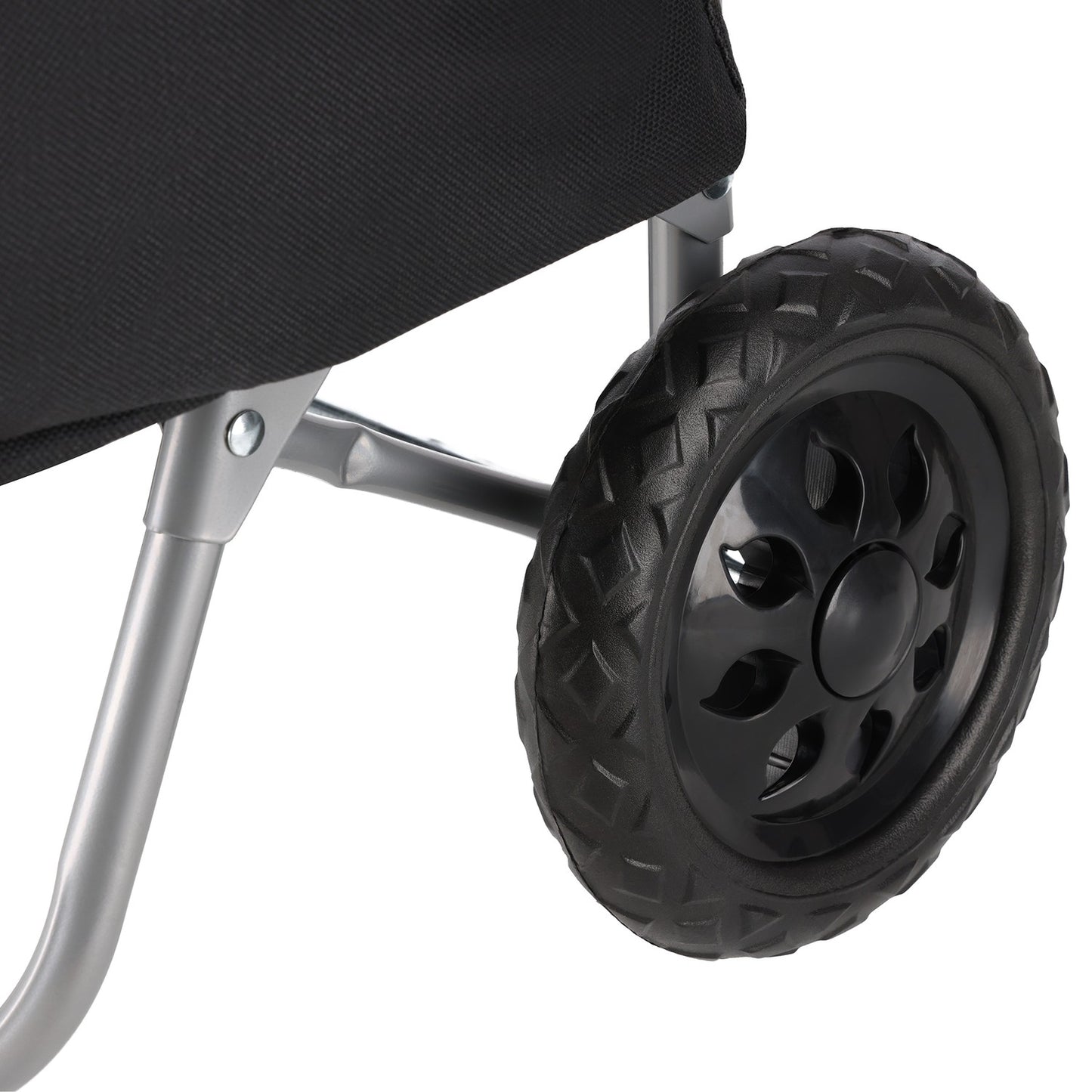Shopping Cart, 40L Capacity, Black