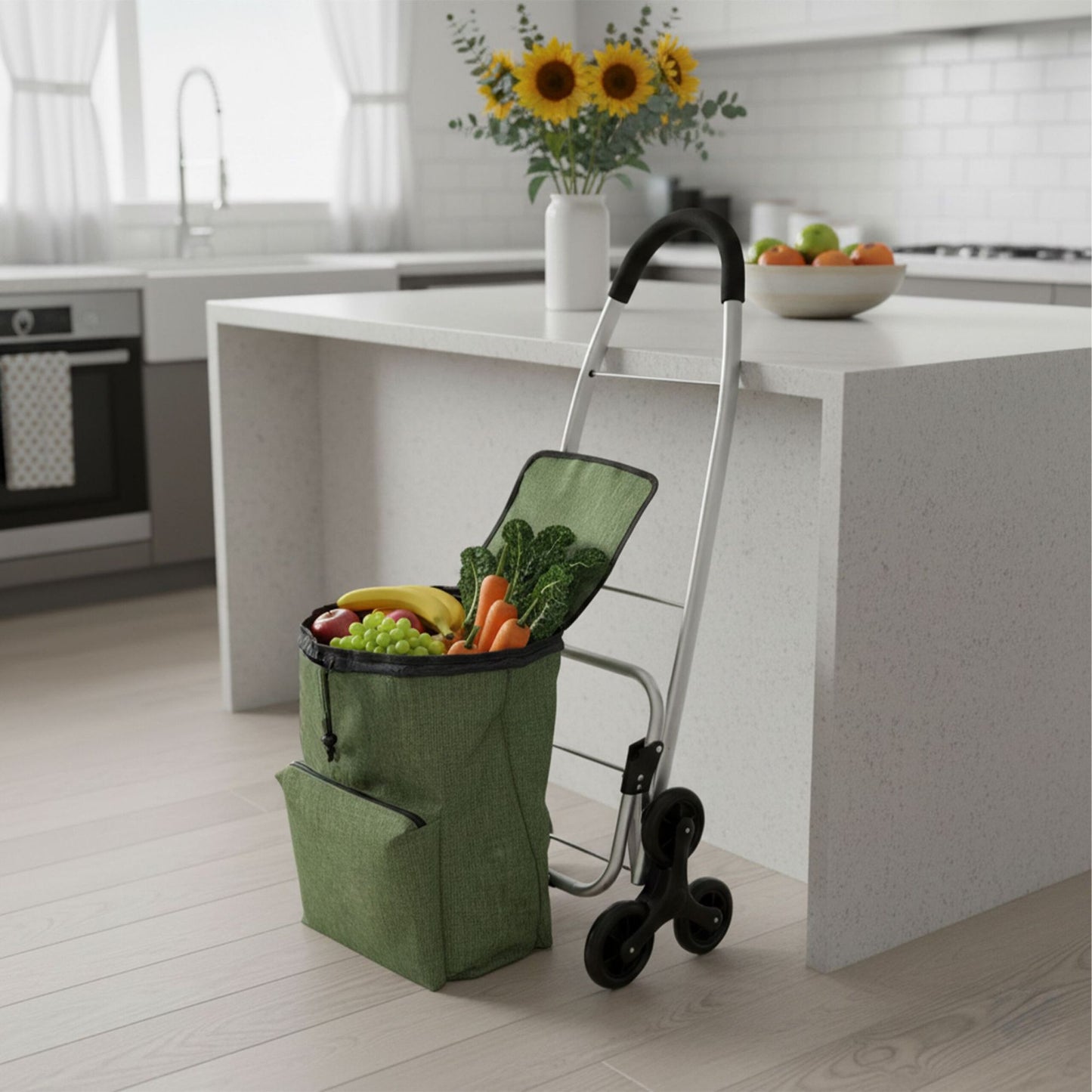 Shopping Trolley Stairclimber, 45L, Insulated Bag