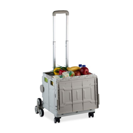 Shopping trolley for stair transport